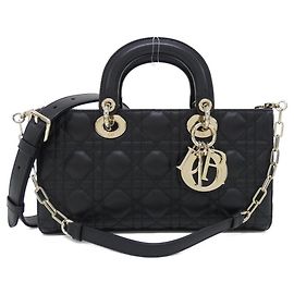 Borsa Christian Dior Lady D-Joy in pelle d'agnello