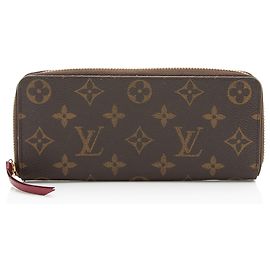 Louis Vuitton Monogram Canvas Clemence Geldbörse