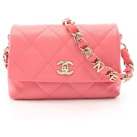 Borsa a tracolla Chanel Matelassé in pelle d'agnello