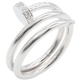 Cartier Juste Un Clou Au750 Weißgold Diamantring Größe 49