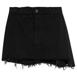 Balenciaga Kurzer Rock mit `vintage` Effekt