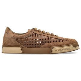 Sneakers Portofino marroni in pelle Dolce & Gabbana
