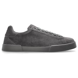 Dolce & Gabbana Sneakers Portofino in pelle grigia
