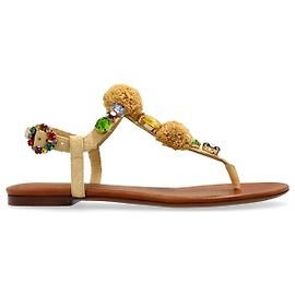 Dolce & Gabbana Sandali con decorazioni scintillanti