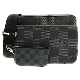 Louis Vuitton Damier Graphite 3D Trio Messenger Schultertasche