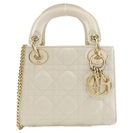 Borsa a tracolla Lady Dior Mini in pelle d'agnello Christian Dior