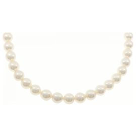 Collana Tasaki in perle Akoya e argento