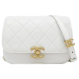 Borsa a tracolla Chanel in pelle Caviar