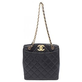 Chanel Matelasse Tote Bag aus körnigem Kalbsleder
