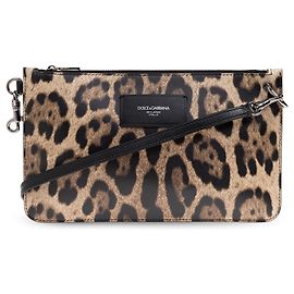 Dolce & Gabbana Borsa a tracolla con stampa animalier