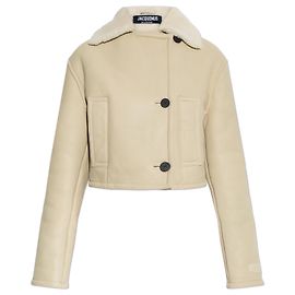 Jacquemus Cappotto in shearling a doppeddo