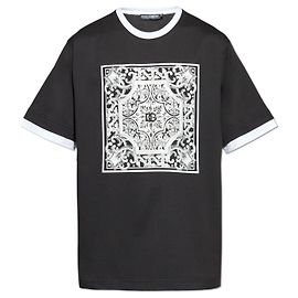 Dolce & Gabbana T-Shirt mit 'Majolica'-Print