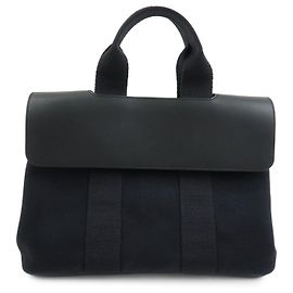 Hermès Hermes Valparaiso Toile and Leather PM