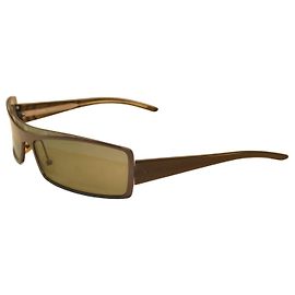 Burberry Gafas de sol rectangulares con estampado de cuadros