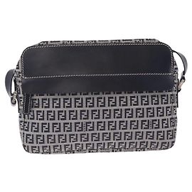Fendi Shoulder Zucchino Canvas Medium