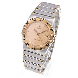 Omega Constellation Quartz Stainless Steel and Yellow Gold 33