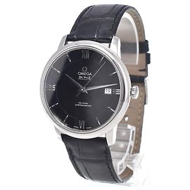 Omega De Ville Prestige Co-Axial Chronometer Automatic Stainless Steel and Alligator 39