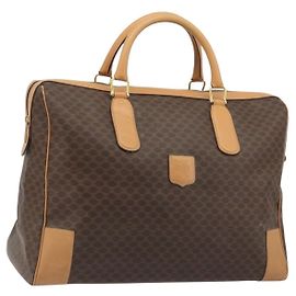 Céline Celine Boston C Macadam Canvas Large