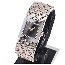 Chanel Matelasse Quartz Stainless Steel 19