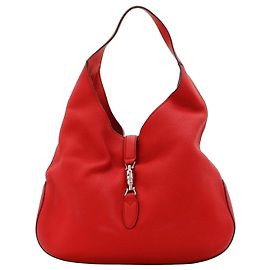Gucci Jackie 1961 Borsa Hobo in Pelle Rossa