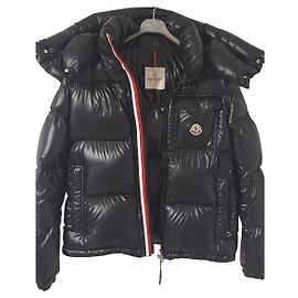 Moncler Shiny Black Down Jacket
