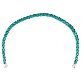 FRED - Fred Cable Armband aus paraiba blauem Stahl (T15)