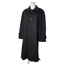 Vintage Paolo Gucci Trenchcoat aus Kaschmir M/L anthrazit