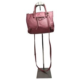 Borsa Mini City Balenciaga Vintage Rosa