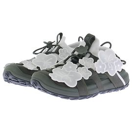 The North Face Sneakers kaki con motivo fiori bianchi