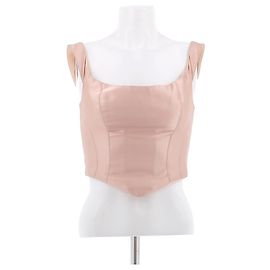 Autre Marque ROZIE CORSET Satin-Korsett Rosa