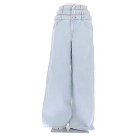 Viktor & Rolf Vaqueros de denim con cintura triple