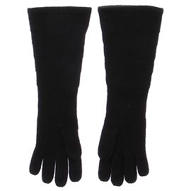 Totême Handschuhe aus Baumwolle schwarz