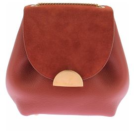 Polène Borsa a tracolla "Numéro Un Mini" terracotta