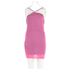 Autre Marque Top dritto rosa GAUGE81 in viscosa XS