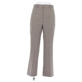 Autre Marque Hose mit Hahnentritt-Muster