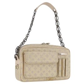 LOUIS VUITTON Monogram Shine McKenna Shoulder Bag Gold M92363 LV