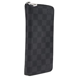 LOUIS VUITTON Damier Graphite Zippy Wallet Vertical N63095 LV