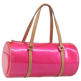 LOUIS VUITTON Bolsa Bedford Monogram Vernis Fuchsia Pink M91255 LV