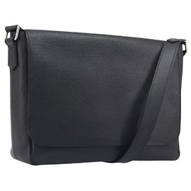 LOUIS VUITTON Taiga Roman MM Schultertasche Ardoise M32682 LV