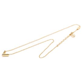 Collana Essential V Louis Vuitton Gold Plated Gold