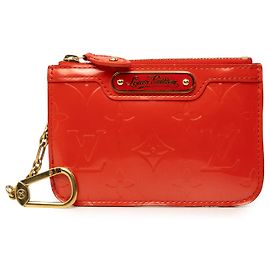 Louis Vuitton Monogram Vernis Schlüsseletui Rot