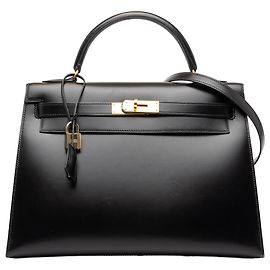 Hermès Black Box Calf Kelly Sellier 32