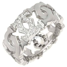 Cartier Entrelacés Diamantring aus 18K Weißgold