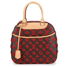 Louis Vuitton Monogram Tuffetage Deauville Cube Handtasche