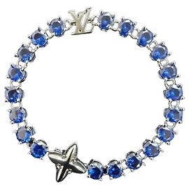 Bracciale Tennis Louis Vuitton LV Blue Crystal