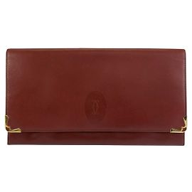 Cartier Must Line Leather Clutch Bag
