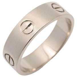 Cartier Love Au750 Weißgold Ring Größe 20