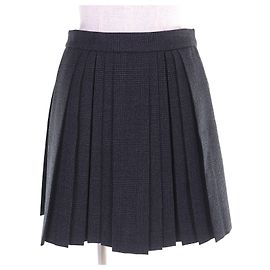 Céline CELINE Pleated skirt Wool Skirt