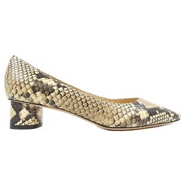 Autre Marque PELLICO NEBI Pumps aus Leder Braun