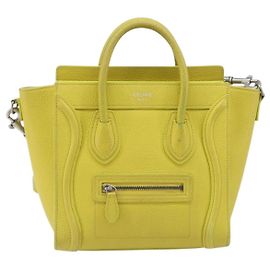 Céline Celine Luggage Grainy Leather Nano